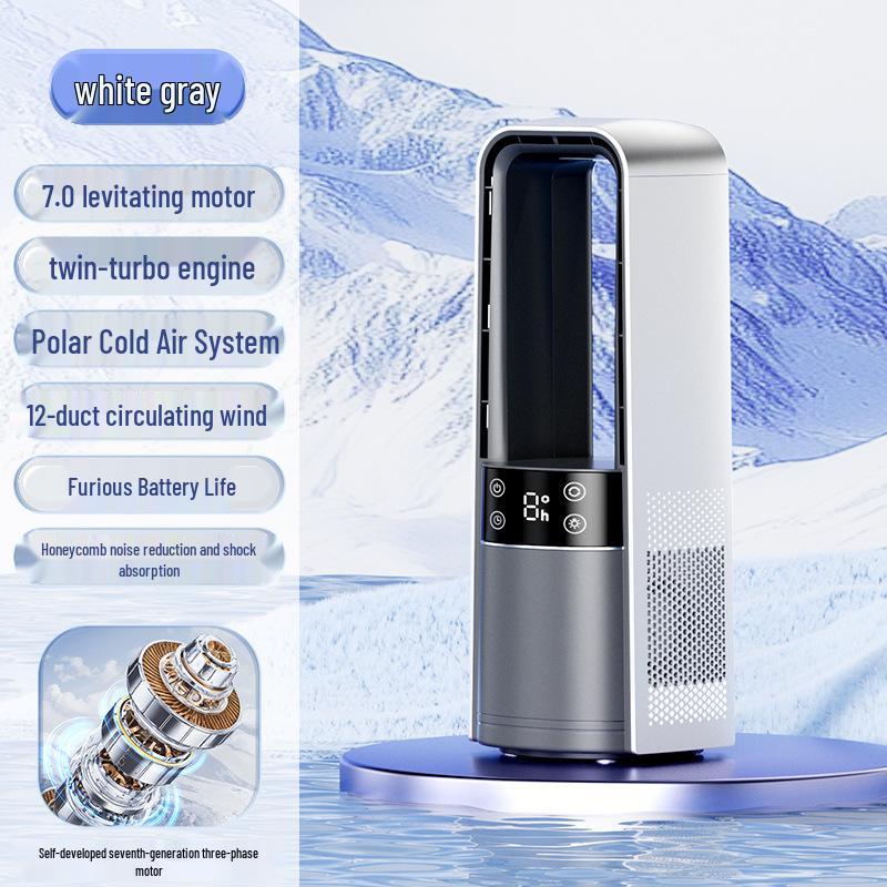 

Бесшумный настольный вентилятор: Питание от USB с функциями увлажнителя и кондиционера для дома и общежития. Factory Version