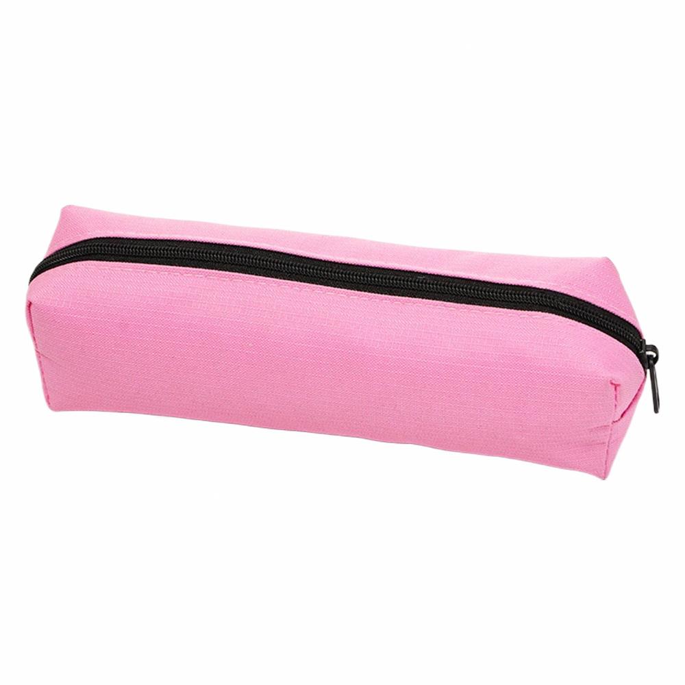 Black Simplistic High-Aesthetic Large Capacity Pencil Case for Students And Middle School Stationery Bag