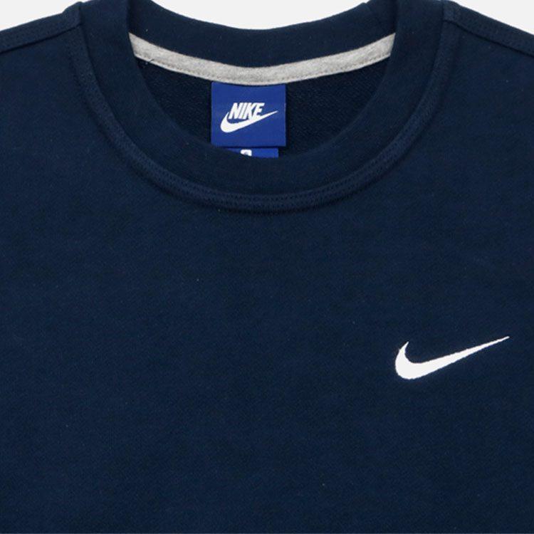 Nike Sweatshirts Men's Obsidian Color Crew Neck Moderate Regular AA3178-451