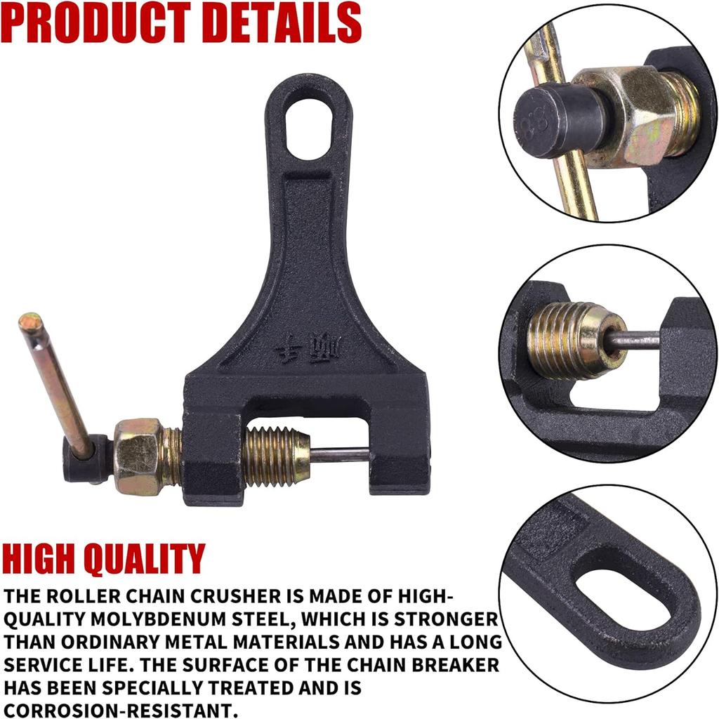 Chain Breaker #420-530 Chain Tool Fit For Dirt Pit Bike ATV Quad Go Kart Scooter Motorcycle Bicycle Chain Break # 420 428 520 525 528 530