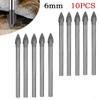 10PCS Drill Bit 6mm Power Tool Accessories Tungsten Carbide
