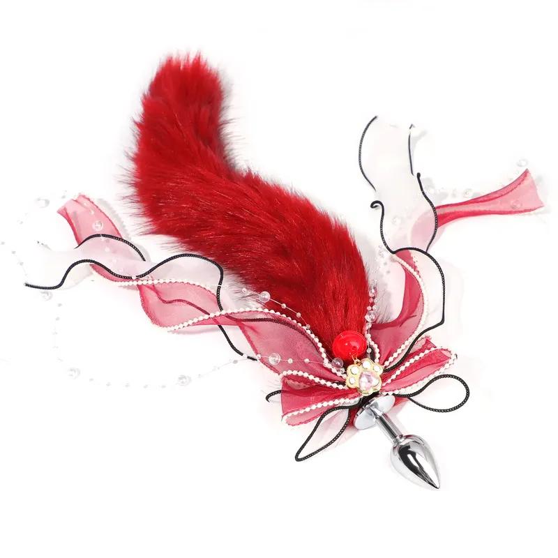 10 Colors Sexy Fox Tail Anal Plug For Women Men Butt Dilator Couples Tools Sex Toys Adult Games Erotic Products Bondage Set Shop