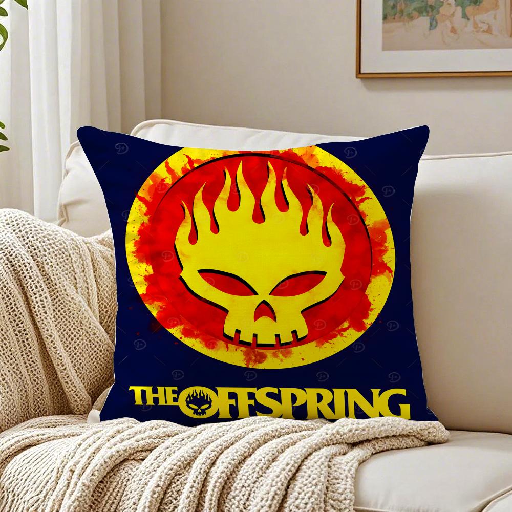 TThe Offspring Cushion Cover Pillowcase Antidustmite Living Room Sofa Decor Cushion Room