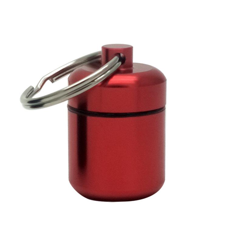 Portable Mini Waterproof Aluminum Pill Box Cases Container Organizer Storage Tablets Bottle Medicine Vitamin Pillboxs Fish Oils