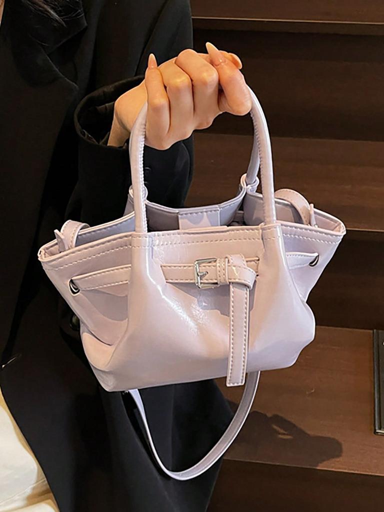 New Style Solid Color Versatile Dumpling Bag, Fashiable and Casual Handbag