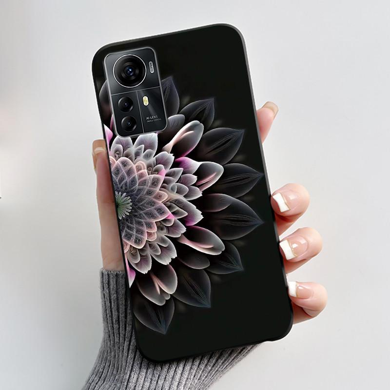 Casing For ZTE Blade A72s A7050/V41 Smart Case Luxury Dragon Cute Cool Boys Girls Black Matte Soft TPU Silicone Shell Back Cover