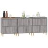Sideboards 3 pcs Grey Sonoma 60x35x70 cm Engineered Wood