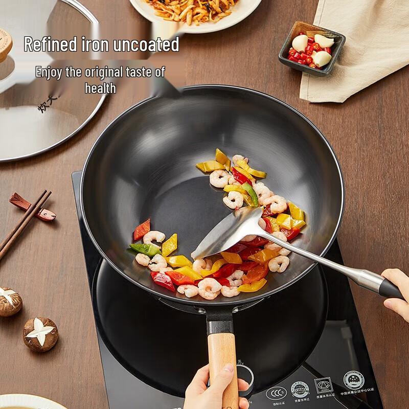 COOKER KING 32cm Iron Wok