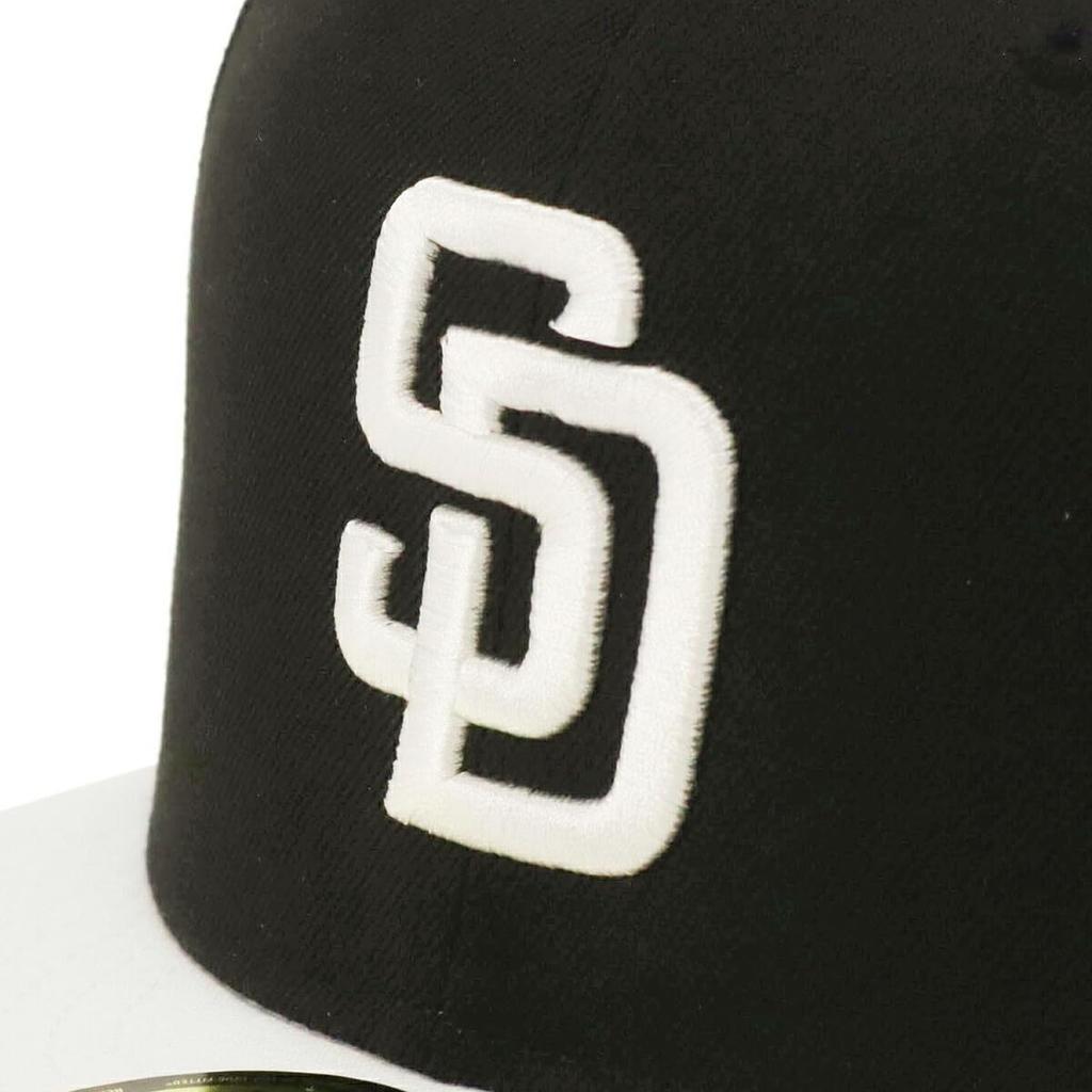 New Era Cap 59FIFTY MLB San Diego Padres SD Black Side Patch 14676980 NER35C8246 2-Tone