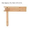 Wooden Ratchet Noise Maker, Orff Hand Noisemaker Rattle Musical Instrument Toy for Sports Events, Games, and Festivals