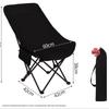 OIMG Outdoor Adjustable Folding Moon Chair
