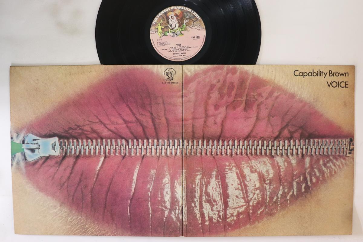 

LP Record CAPABILITY BROWN - Voice CAS1068 CHARISMA  1973 UK Rock Used