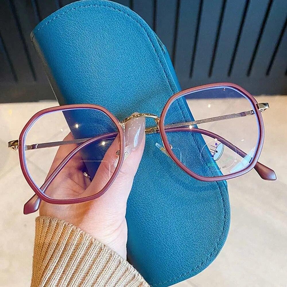 Fashion Anti-Blue Light Glasses Women Men Square Optical Frame Eye Protection Ultra Light Eyeglasses Office Computer Goggles