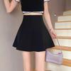 2026 A-Line High-Waisted Mini Skirt - Slimming, Fluffy Hem, Waist-Cinched Women's Spring/Summer Skirt Set