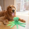 Plush Octopus Dog Chew Toy Small Medium Large Dog Cat Squeaky Stuffed Octopus Doll Indoor Outdoor Stress Relief Interactive Teething Toy Pet Supplies