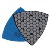Excellent Gloss Granite Marble Stone Mm Triangle Diamond Dry Polishing Pads