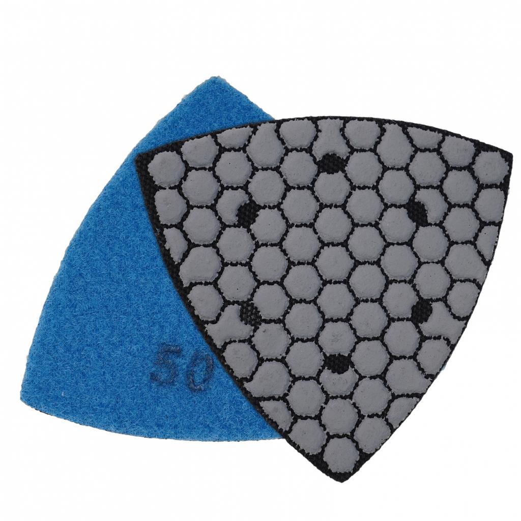 Excellent Gloss Granite Marble Stone Mm Triangle Diamond Dry Polishing Pads