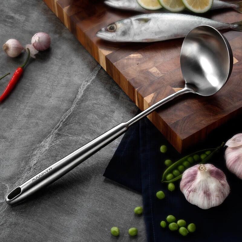 Maxcook 304 Stainless Steel Spatula & Ladle Set