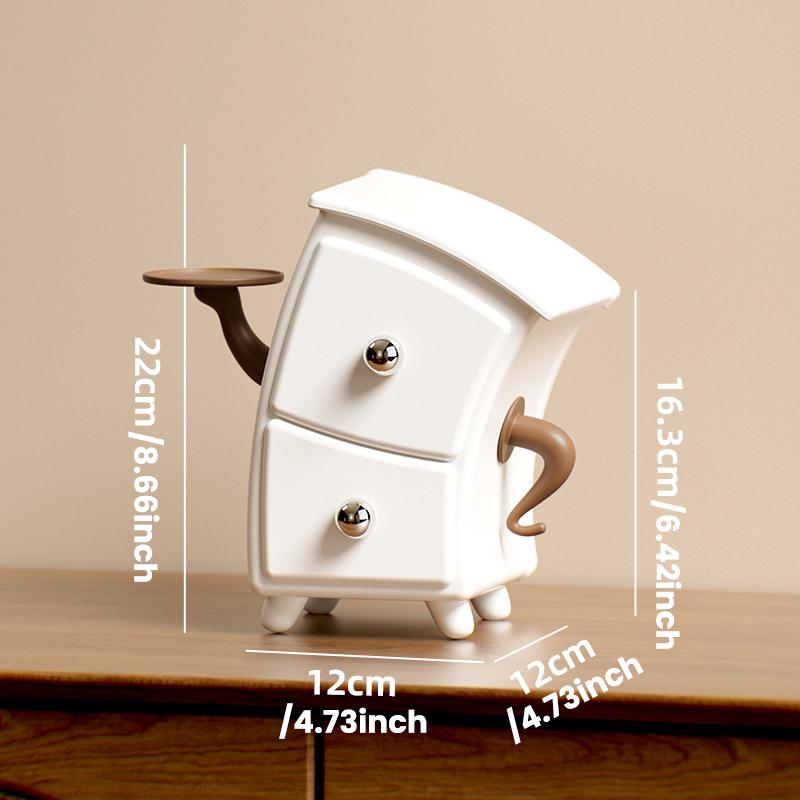 Multifunctional Jewelry Desktop Storage Box Jewelry Organizer Display Cosmetic Organisation Car key Storage DIY Christmas Gifts