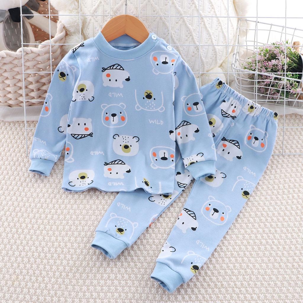 Children's Underwear Set Made of Pure Cotton for Boys' Autumn Wear, Women's Clothing for Autumn Wear, Autumn Pants for Home Wear, Children's Clothing