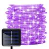 SUNSEATON Solar String 100 10M IP65 Copper Wire Lights for and Christmas Outdoor Garden Indoor and Outdoor Rope Lights 100 Lights, LEDs, Waterproof,