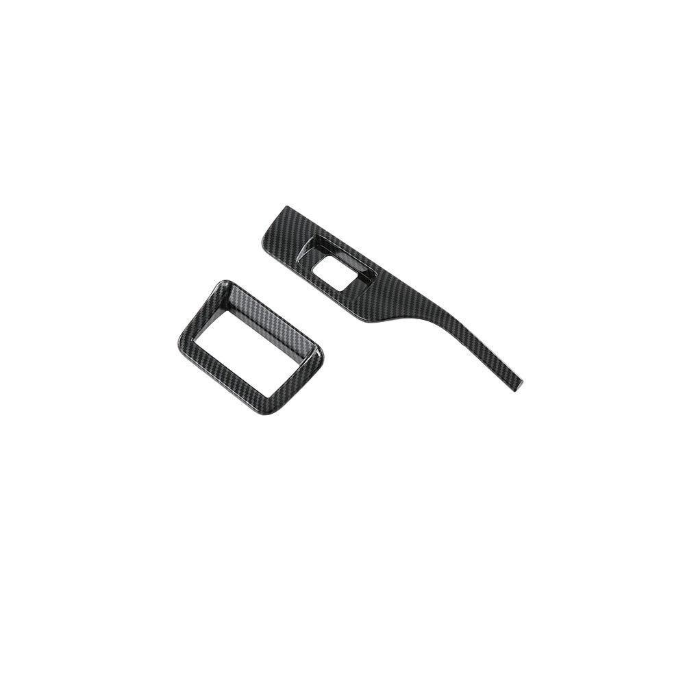 ABS Imitate Carbon Fiber Headlight Control Frame Cover For Honda 11th Civic