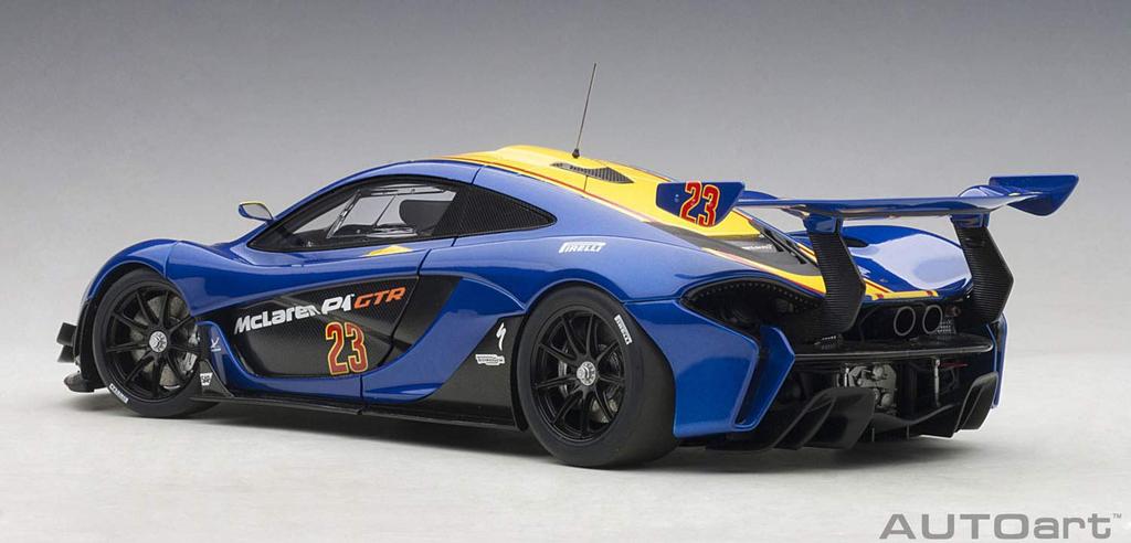 AUTOart McLaren P1 GTR 1/18 Blue/Yellow