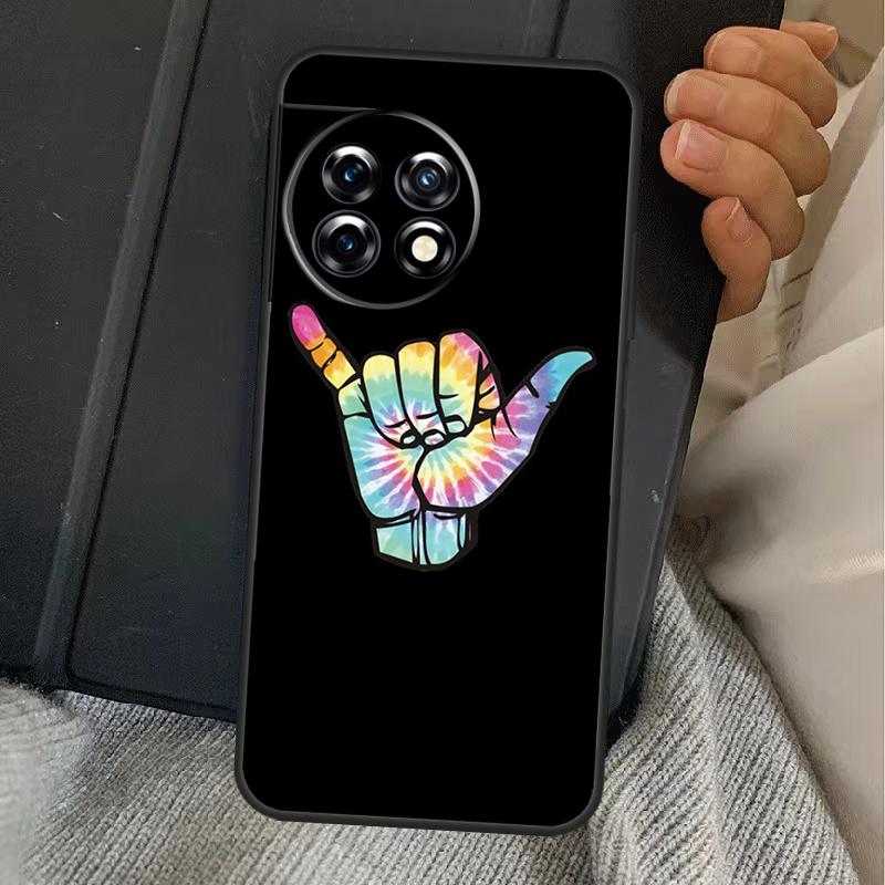 Surfer Surf Hang Loose Shaka Case For OnePlus 13R 12R 10R 13T 10T 8T 15 13 12 11 Nord CE 4 3 2 Lite N20 N30 Nord 5 Cover