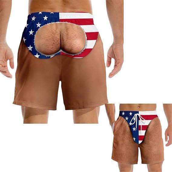 2026 Men's Beach Shorts Funny Shorts