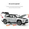 1/32 alloy Toyota RAV4 car toy model, exquisite desktop ornaments, best collection for car model enthusiasts, Halloween gifts