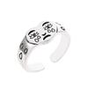 Love Crying Face Ring Sad Tear Point Expression Ring Temperament Tear Point Open Ring Literary and Artistic