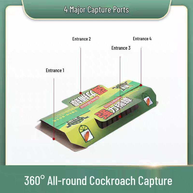 Strong Adhesive Cockroach Traps with Attractant