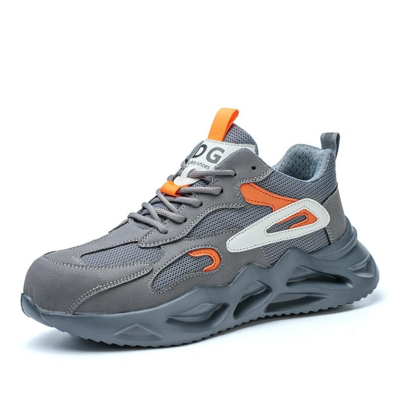 Men Work Safety Shoes Women Lightweight Anti-smash Anti-puncture Work Sneakers Indestructible Protective Safety Boots