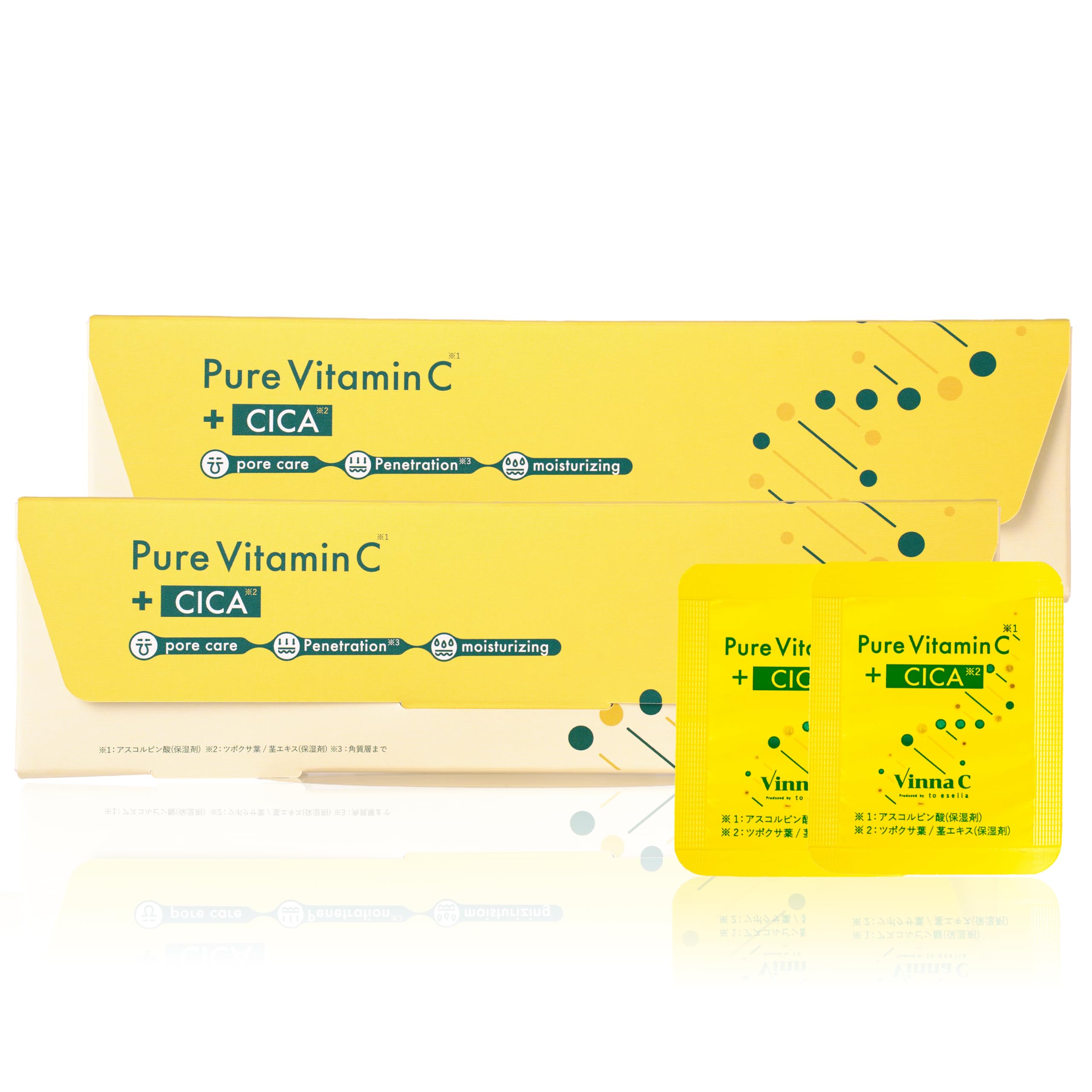 

Vinna C Raw Vitamin C Pore Serum Vitamin C Raw CICA Moisturizing Niacinamide 2 коробки Vinnac произведено в esella [Raw Korea]