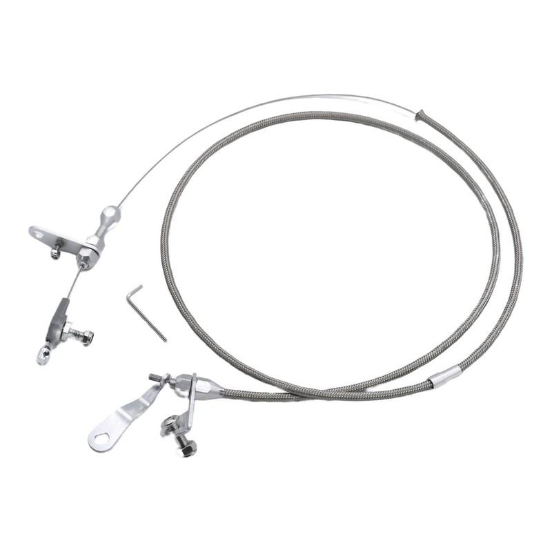 For Ford C6 For Ford C-6 Transmission Throttle Cable Kickdown Cable Transmission Repair Stainless Steel Precision Engineered