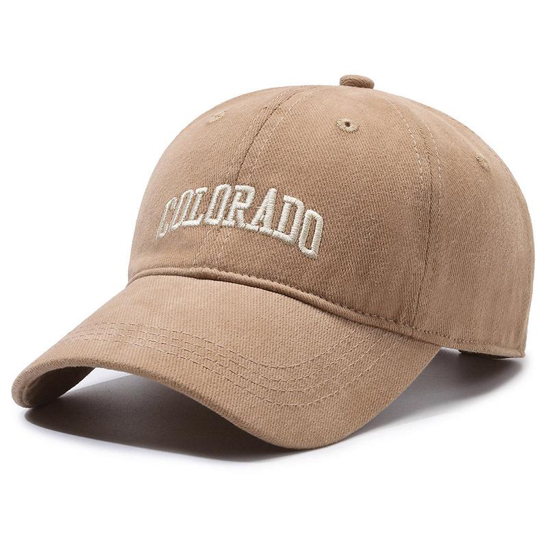 Snowflake Velvet COLORADO Baseball Cap for Women, Small Face, Wide Brim Cap, Summer Visor for Men