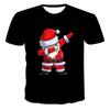 Snowman Santa Claus 3D Print Kids T Shirts Christmas Summer T Shirt Fashion Boys Girls Round Neck Tshirt Tops
