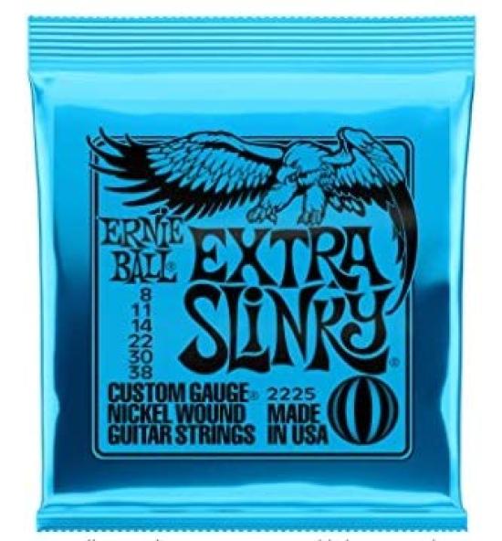 

[3 комплекта] ERNIE BALLErnie Ball 2225 [08-38] ЭКСТРА SLINKY струны для электрогитары