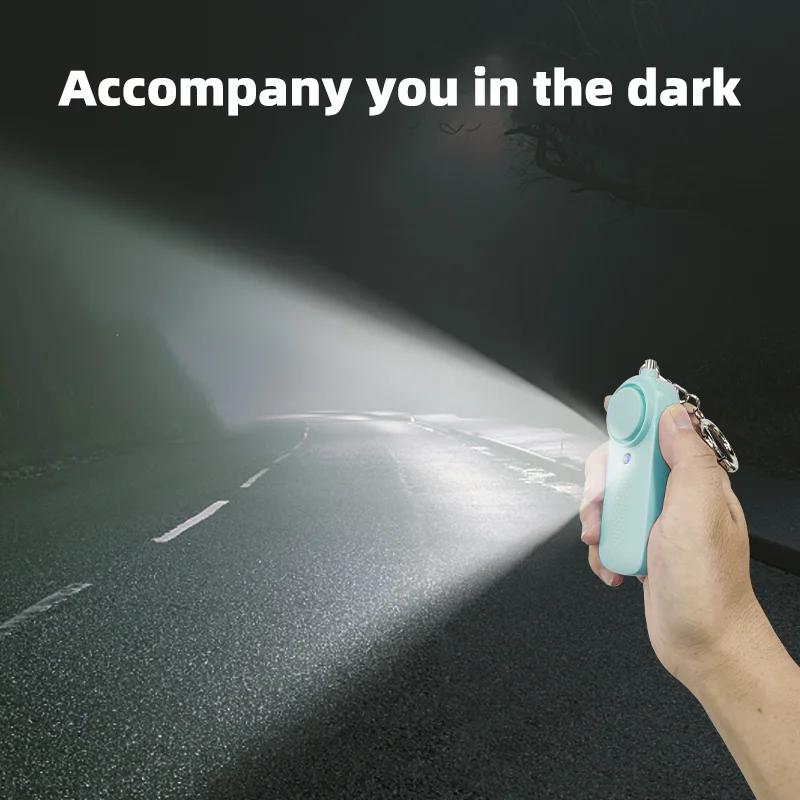 Self Defense Alarm 130dB Anti-wolf Girl Child Women Security Protect Alert Personal Safety Scream Loud Emergency Alarm Keychain