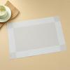 European pvc double frame diagonal frame placemat waterproof and non-slip placemat table mat thermal insulation mat plate mat coaster