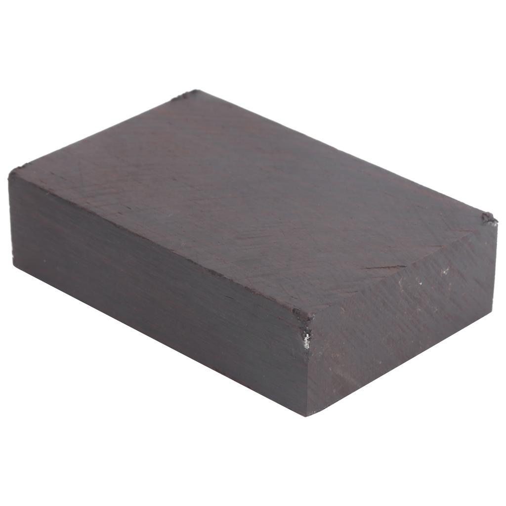 Schwarz Ebenholz Holz Blank DIY Handwerk Holz Griff Musical Instruments Accessories70x50x20mm