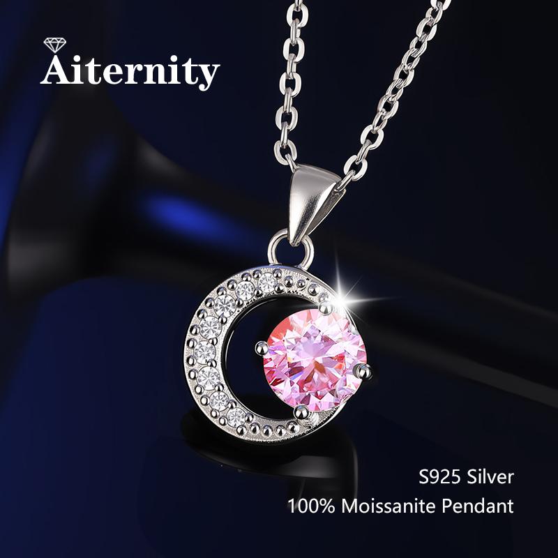 D Moissanite Pendant Luxury Wedding Sunflower for Women 925 Sterling Silver Jewelry Wedding Bridal Moissanite Diamond Necklace