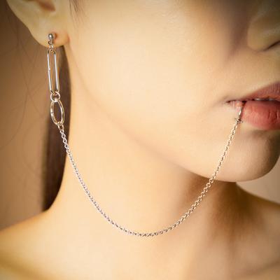 Nové kovové geometrické napichovacie náušnice, napichovacie puzety, napichovacie puzety, piercingové šperky, príslušenstvo do nosa z nehrdzavejúcej ocele