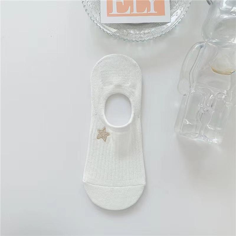 10 Pairs Women's Non-slip Invisible Socks Shallow Mouthed Boat Socks Female Soft Sock Breathable Short Sock