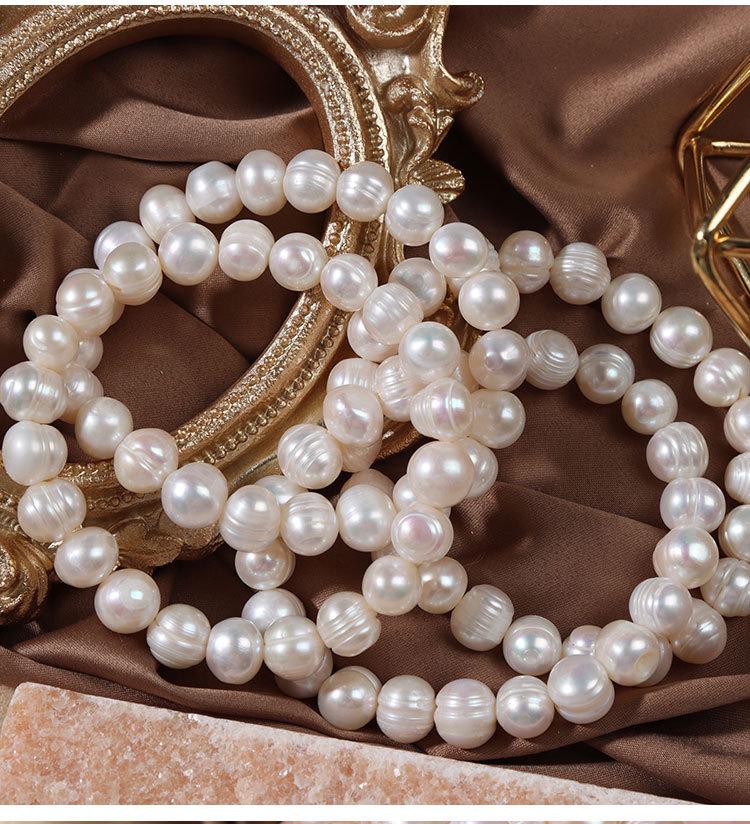 Natural Freshwater Pearl Elastic Bracelets - Candy Color Jewelry Gifts for Live Broadcast Festival Promotion