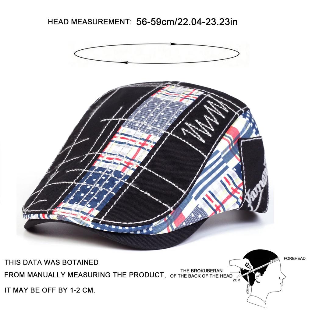 Newsboy Brand Latest Fresh Splicing Fabric Vibrant Color Multi Neutral Gender Women Men For Caps British Painters Hats Spring Autumn Octagonal Cap