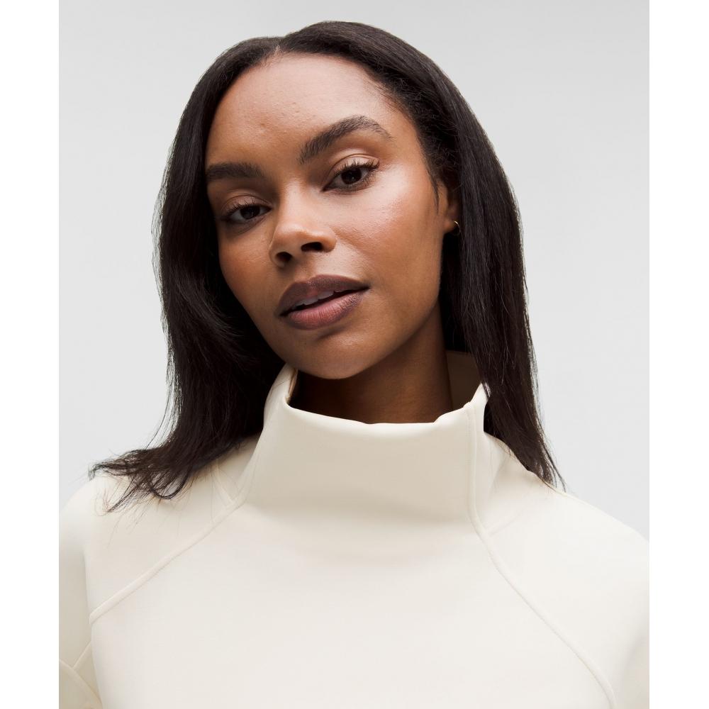 Lululemon Brushed Softstreme Funnel Neck Light Ivory