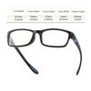 3PCS Reading Glasses Men Women Sports Anti-blue Light Reading Eyewear Black Red TR90 Frame Presbyopia Eyeglasses