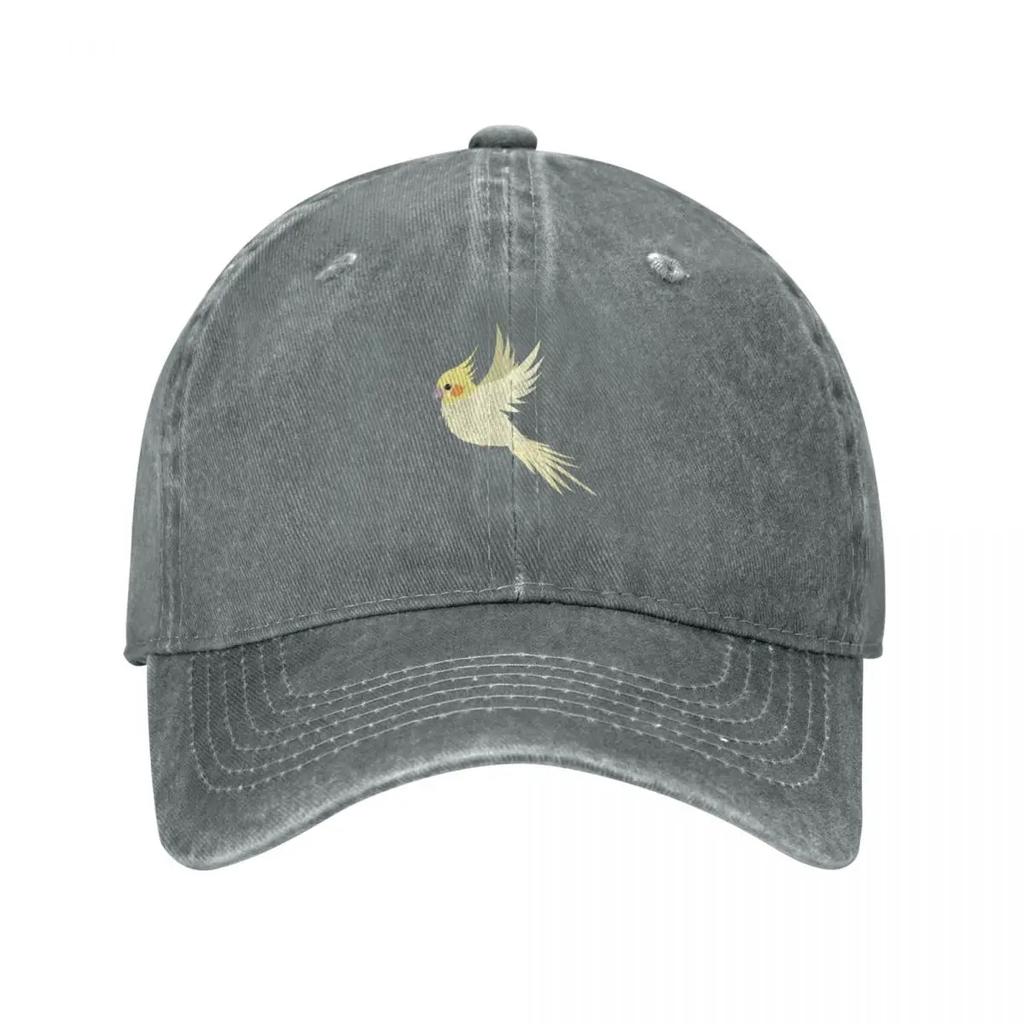 Fliegende Nymphensittich Baseballkappe Kinderhut schwarz Sonnenschutzmütze Anime Hut Damen Strand Outlet Unisex