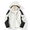 Outdoor Mountaineering Suit Jacket Three-in-one Detachable Wind-proof Waterproof Female Coat Couple Fleece Two-piece Suit